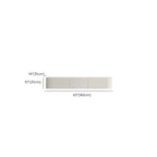 Minimalist Wooden White Floating Cabinet TV Stand