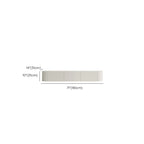 Minimalist Wooden White Floating Cabinet TV Stand