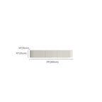 Minimalist Wooden White Floating Cabinet TV Stand