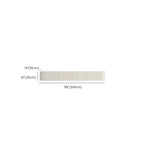 Minimalist Wooden White Floating Cabinet TV Stand