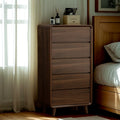 3 Tiers Rustic Square Brown Wood Dresser