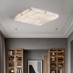 Dimmable Square Flush Mount Ceiling Light for Bedroom Use