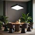 Modern LED Pendant Light with Glass Shade for Dining Room