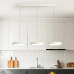 Modern 3 Light Milky Glass LED Pendant Light for Dining Room