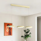 Modern 3 Light Milky Glass LED Pendant Light for Dining Room