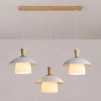 3-Light Modern Wood Island Pendant Lights for Kitchen