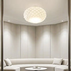 Stylish Ceiling Light with Feather Shade for Home Decor