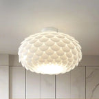 Stylish Ceiling Light with Feather Shade for Home Decor