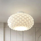 Stylish Ceiling Light with Feather Shade for Home Decor