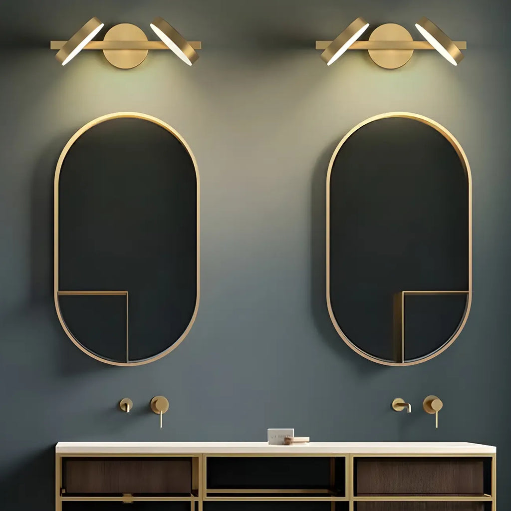 Minimalist Metal Vanity Light with LED for Bathroom Decor