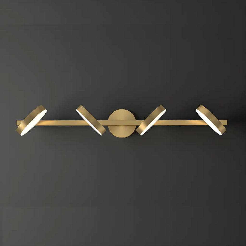 Minimalist Metal Vanity Light with LED for Bathroom Decor