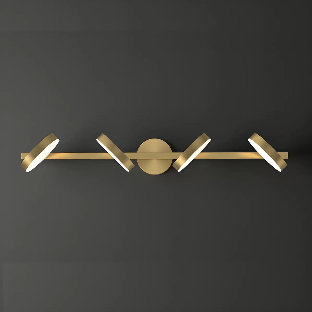 Minimalist Metal Vanity Light with LED for Bathroom Decor