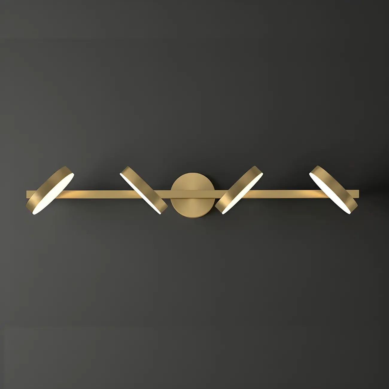 Minimalist Metal Vanity Light with LED for Bathroom Decor