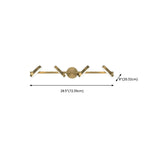Minimalist Metal Vanity Light with LED for Bathroom Decor