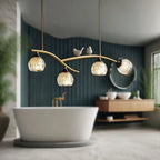 Modern Crystal Decorative Birds Pendant Light