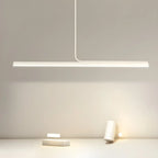 Modern Linear LED Pendant Light Dimmable Metal for Kitchen