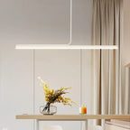 Modern Linear LED Pendant Light Dimmable Metal for Kitchen