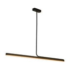 Modern Linear LED Pendant Light Dimmable Metal for Kitchen