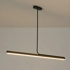 Modern Linear LED Pendant Light Dimmable Metal for Kitchen