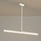Modern Linear LED Pendant Light Dimmable Metal for Kitchen
