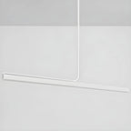 Modern Linear LED Pendant Light Dimmable Metal for Kitchen