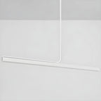 Modern Linear LED Pendant Light Dimmable Metal for Kitchen
