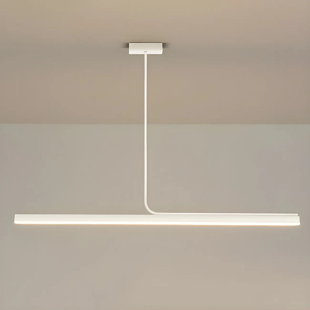 Modern Linear LED Pendant Light Dimmable Metal for Kitchen