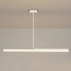 Modern Linear LED Pendant Light Dimmable Metal for Kitchen