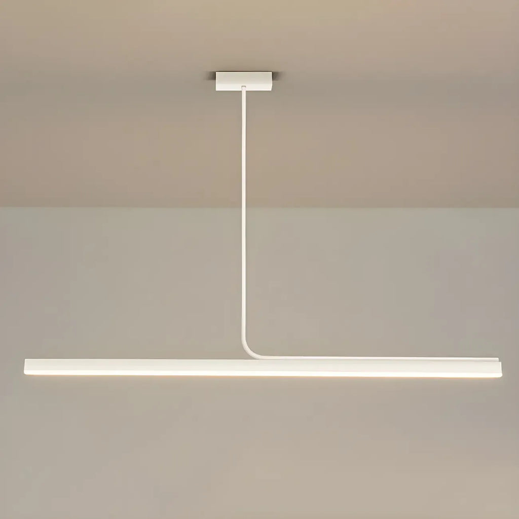 Modern Linear LED Pendant Light Dimmable Metal for Kitchen