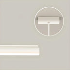 Modern Linear LED Pendant Light Dimmable Metal for Kitchen