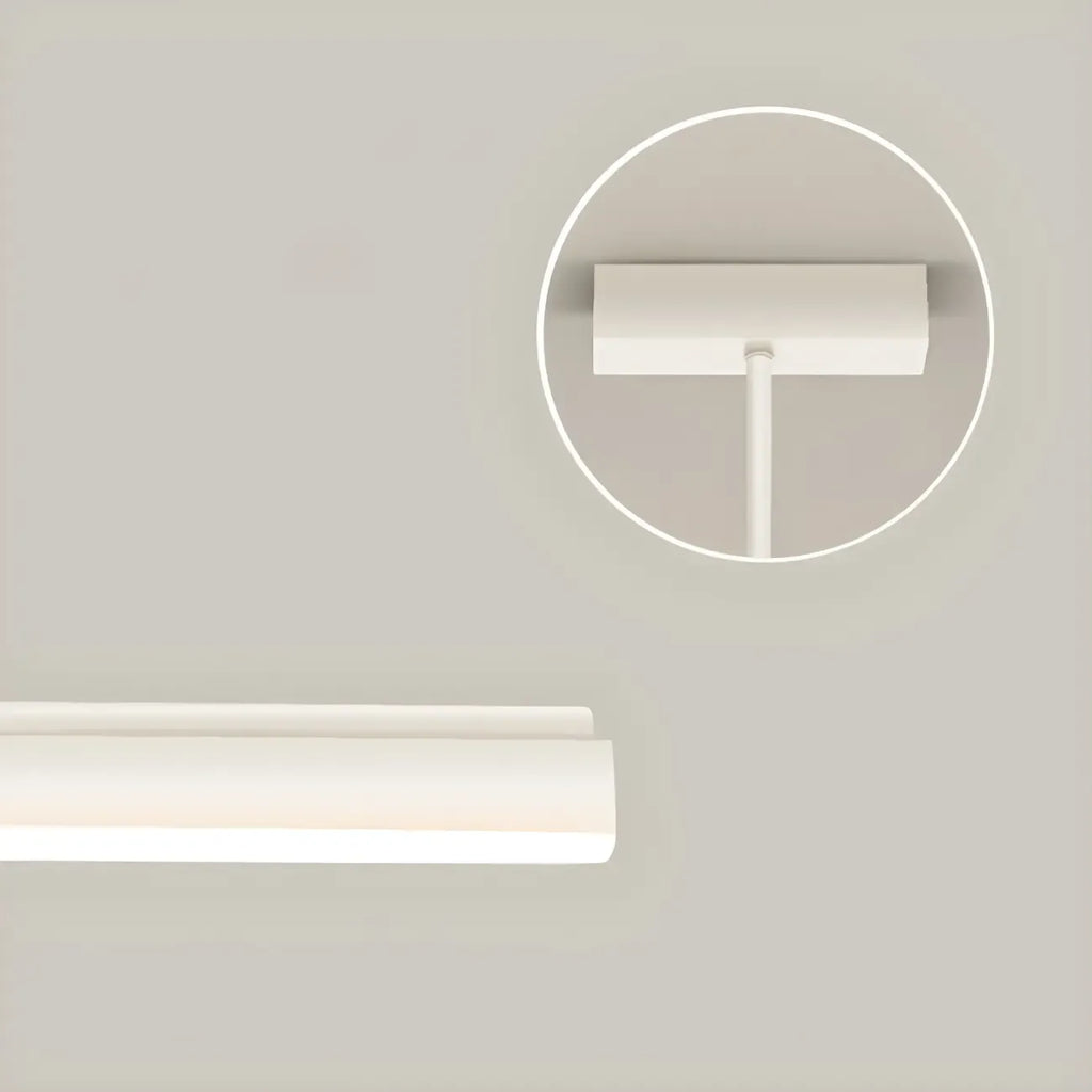 Modern Linear LED Pendant Light Dimmable Metal for Kitchen