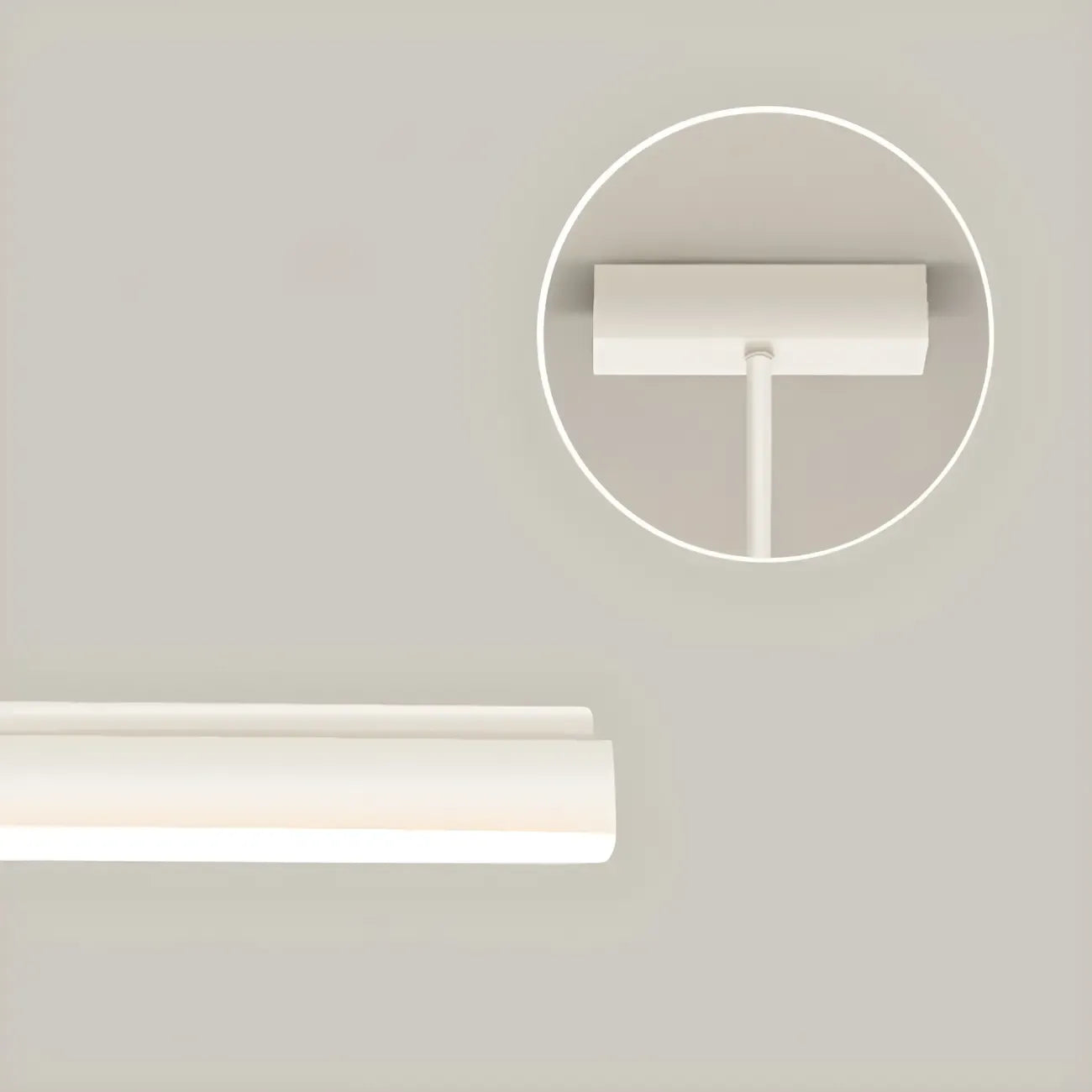 Modern Linear LED Pendant Light Dimmable Metal for Kitchen