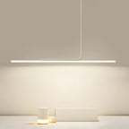 Modern Linear LED Pendant Light Dimmable Metal for Kitchen