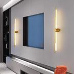 Minimalist Slim Linear Metal Up Down LED Wall Sconce