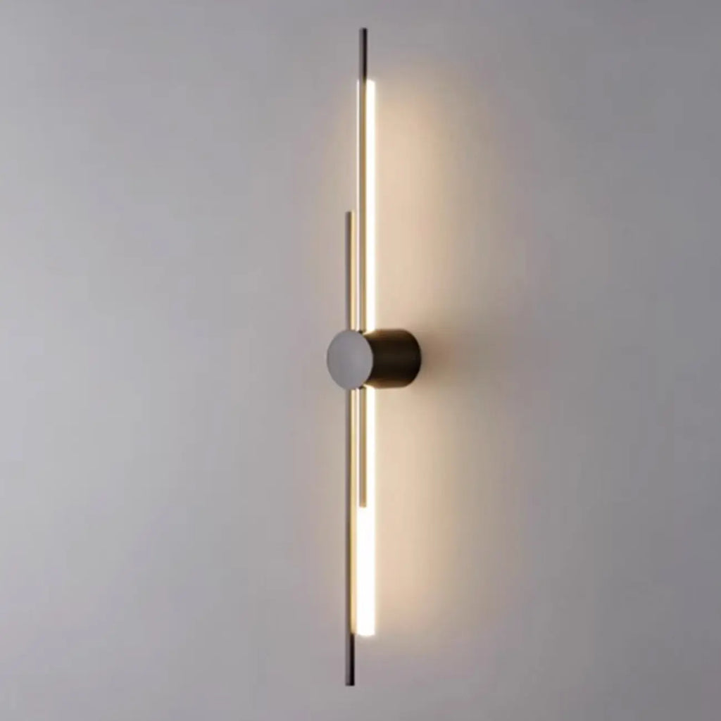 Minimalist Slim Linear Metal Up Down LED Wall Sconce