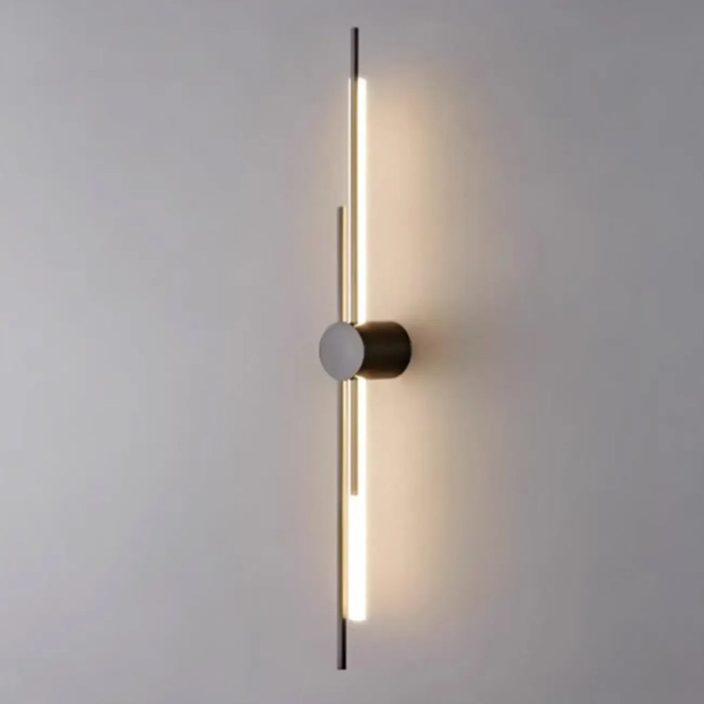 Minimalist Slim Linear Metal Up Down LED Wall Sconce