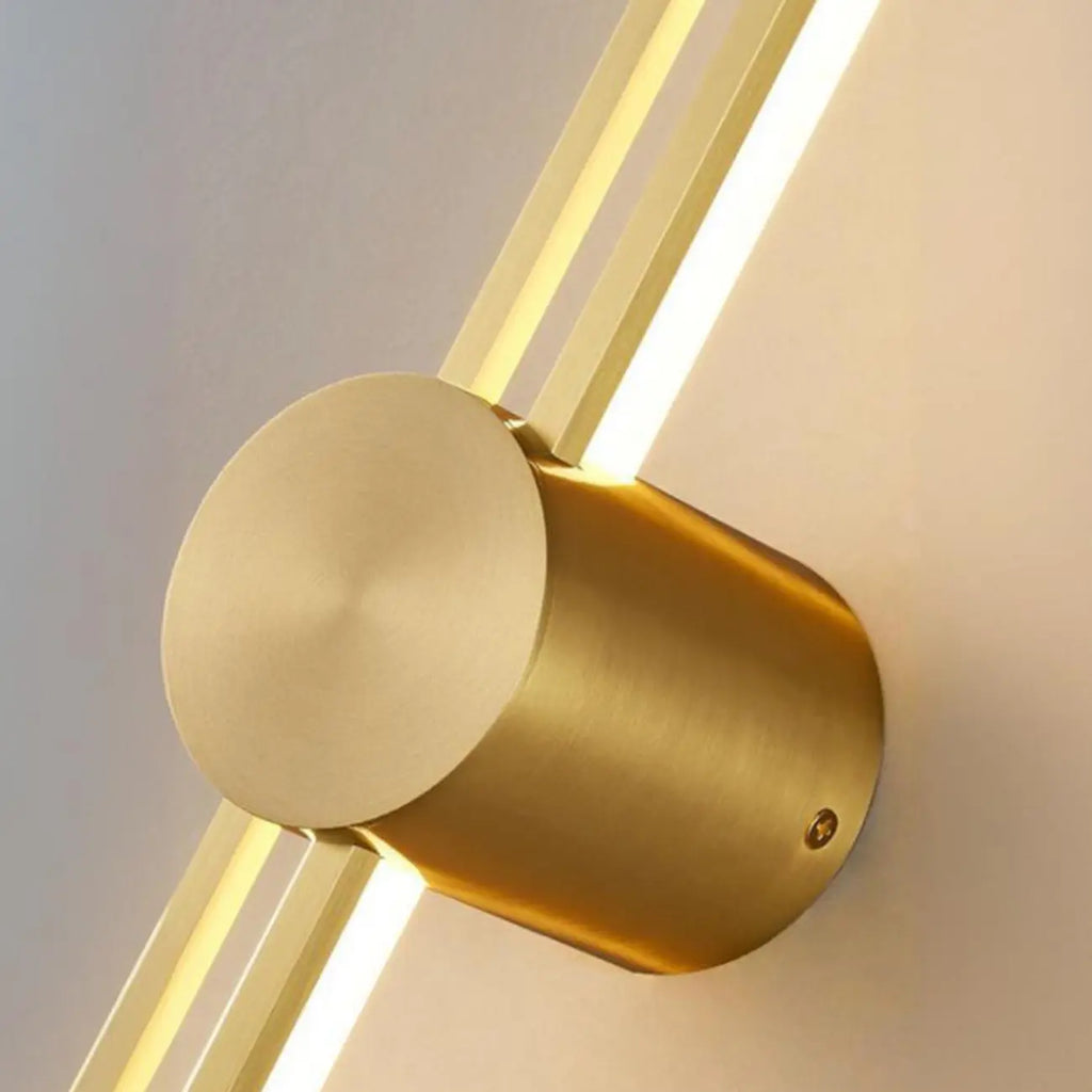 Minimalist Slim Linear Metal Up Down LED Wall Sconce