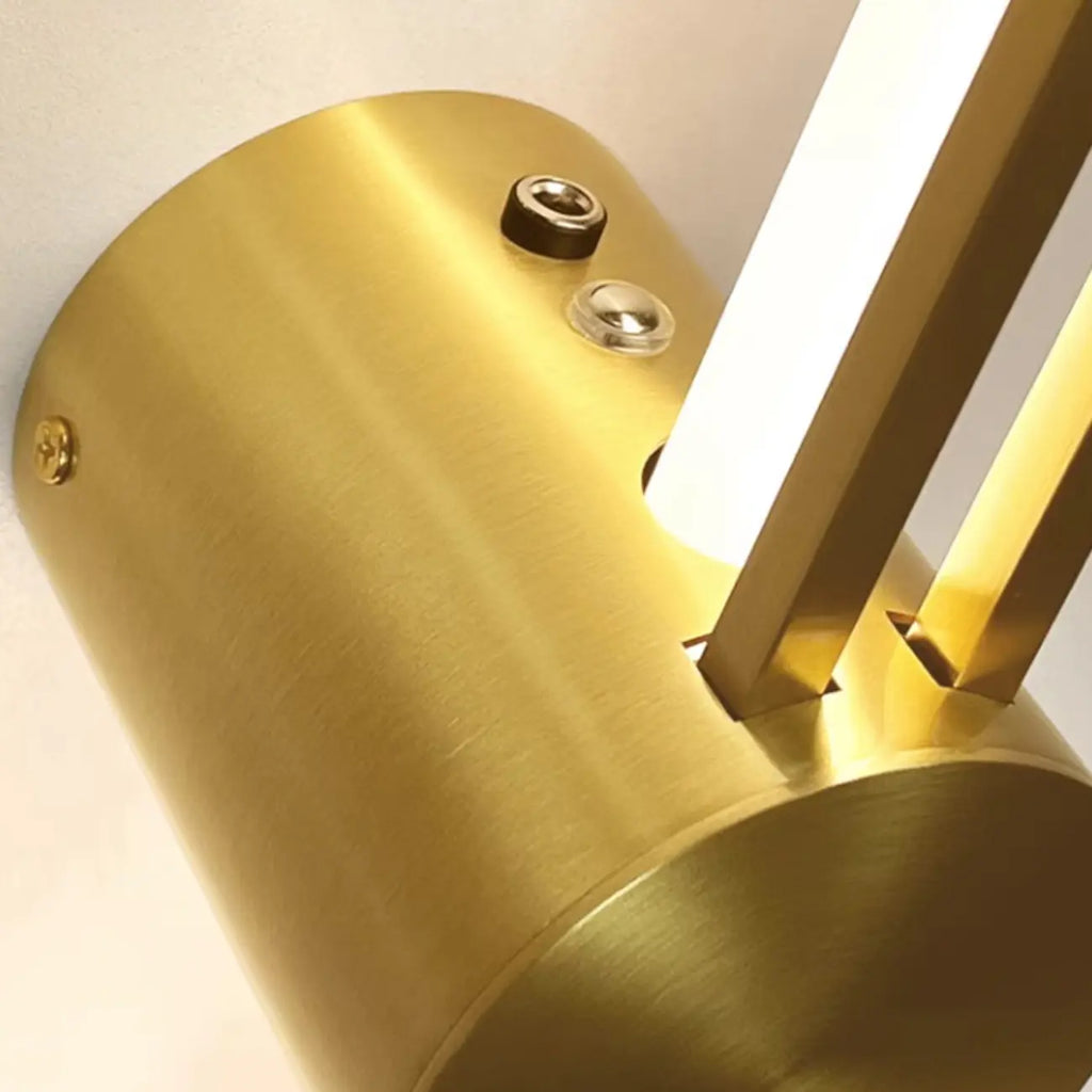 Minimalist Slim Linear Metal Up Down LED Wall Sconce