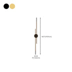 Minimalist Slim Linear Metal Up Down LED Wall Sconce