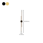 Minimalist Slim Linear Metal Up Down LED Wall Sconce