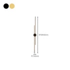 Minimalist Slim Linear Metal Up Down LED Wall Sconce