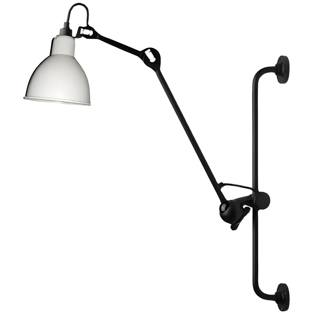 Industrial Swing Arm Wall Light Fixture for Modern Bedroom