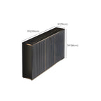 Large Entryway Shoe Cabinet Gray Textured Door Metal Legs