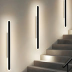 Modern Slim Oval Natural Light LED Outdoor Wall Light