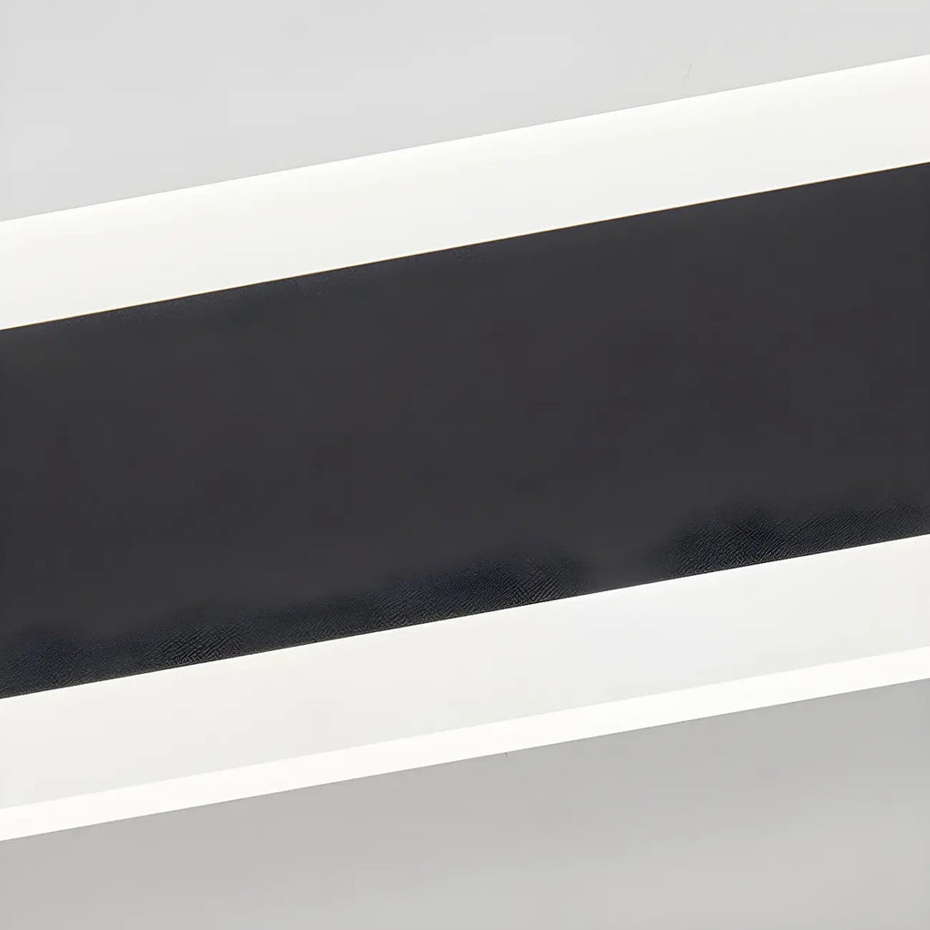 Modern Slim Oval Natural Light LED Outdoor Wall Light