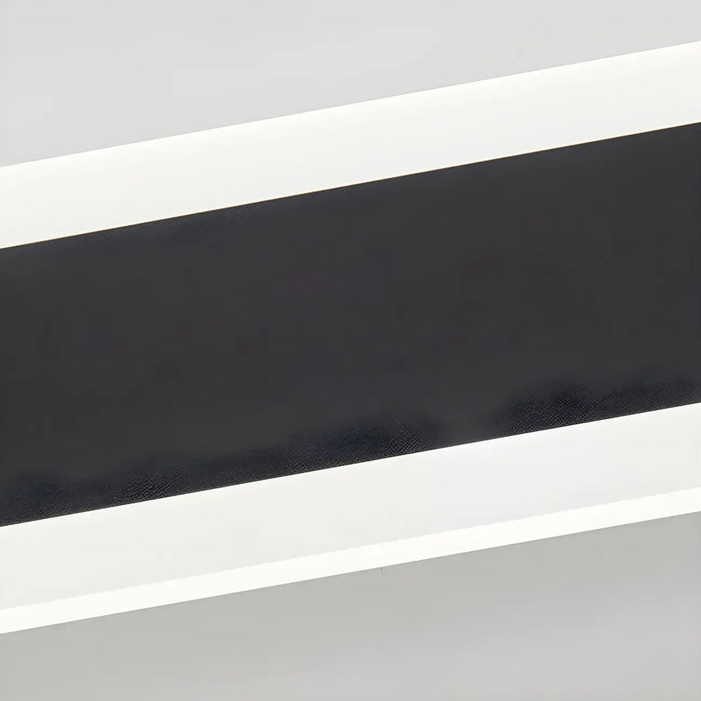 Modern Slim Oval Natural Light LED Outdoor Wall Light