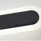 Modern Slim Oval Natural Light LED Outdoor Wall Light