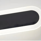 Modern Slim Oval Natural Light LED Outdoor Wall Light