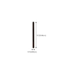 Modern Slim Oval Natural Light LED Outdoor Wall Light