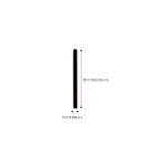 Modern Slim Oval Natural Light LED Outdoor Wall Light